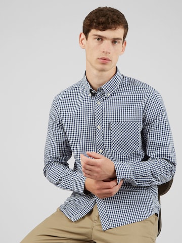 Ben Sherman Regular fit Button Up Shirt 'Gingham' in Blue