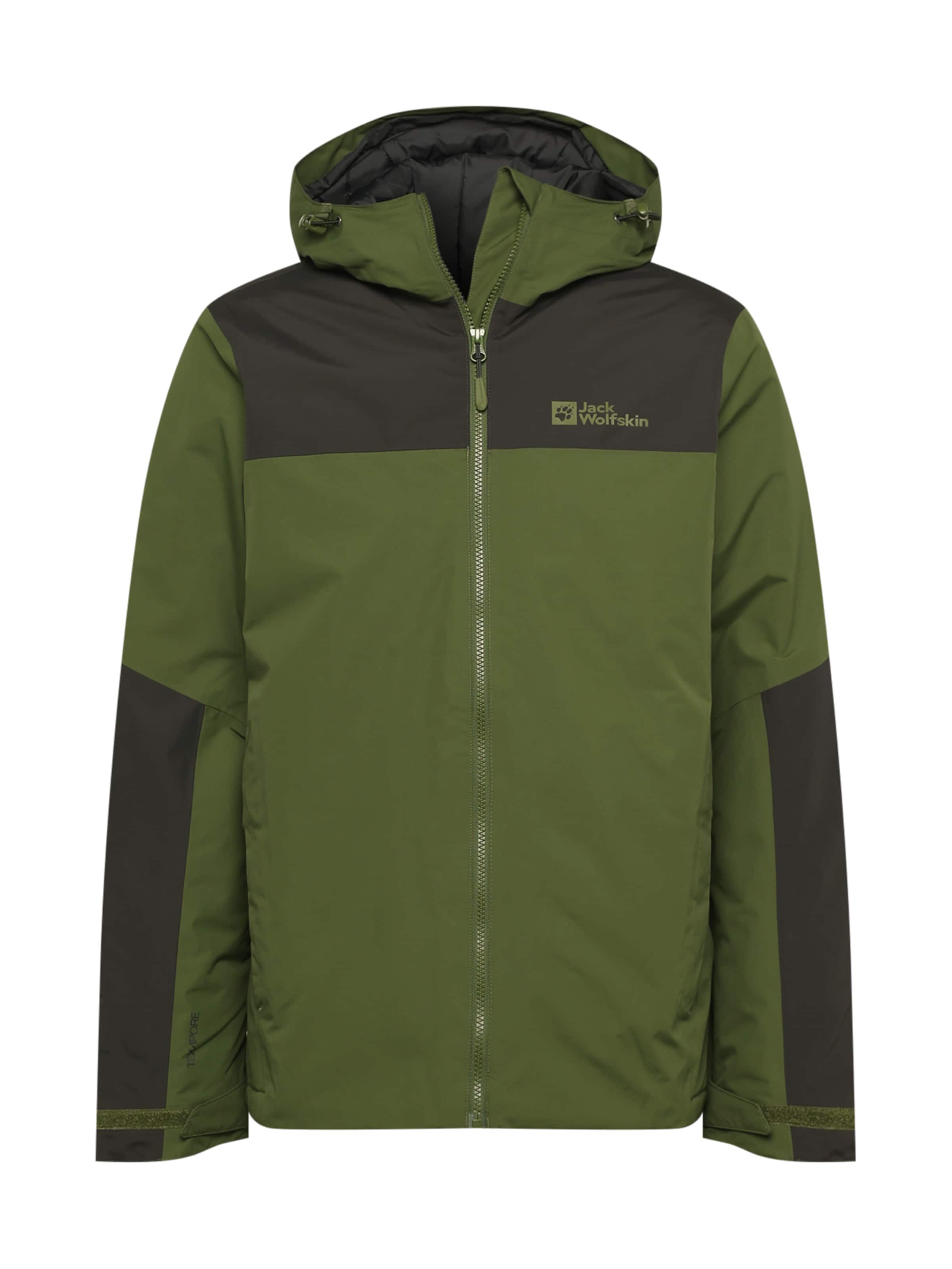 Veste outdoor 'JASPER' JACK WOLFSKIN en vert : devant
