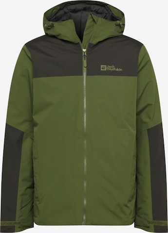 Veste outdoor 'JASPER' JACK WOLFSKIN en vert : devant