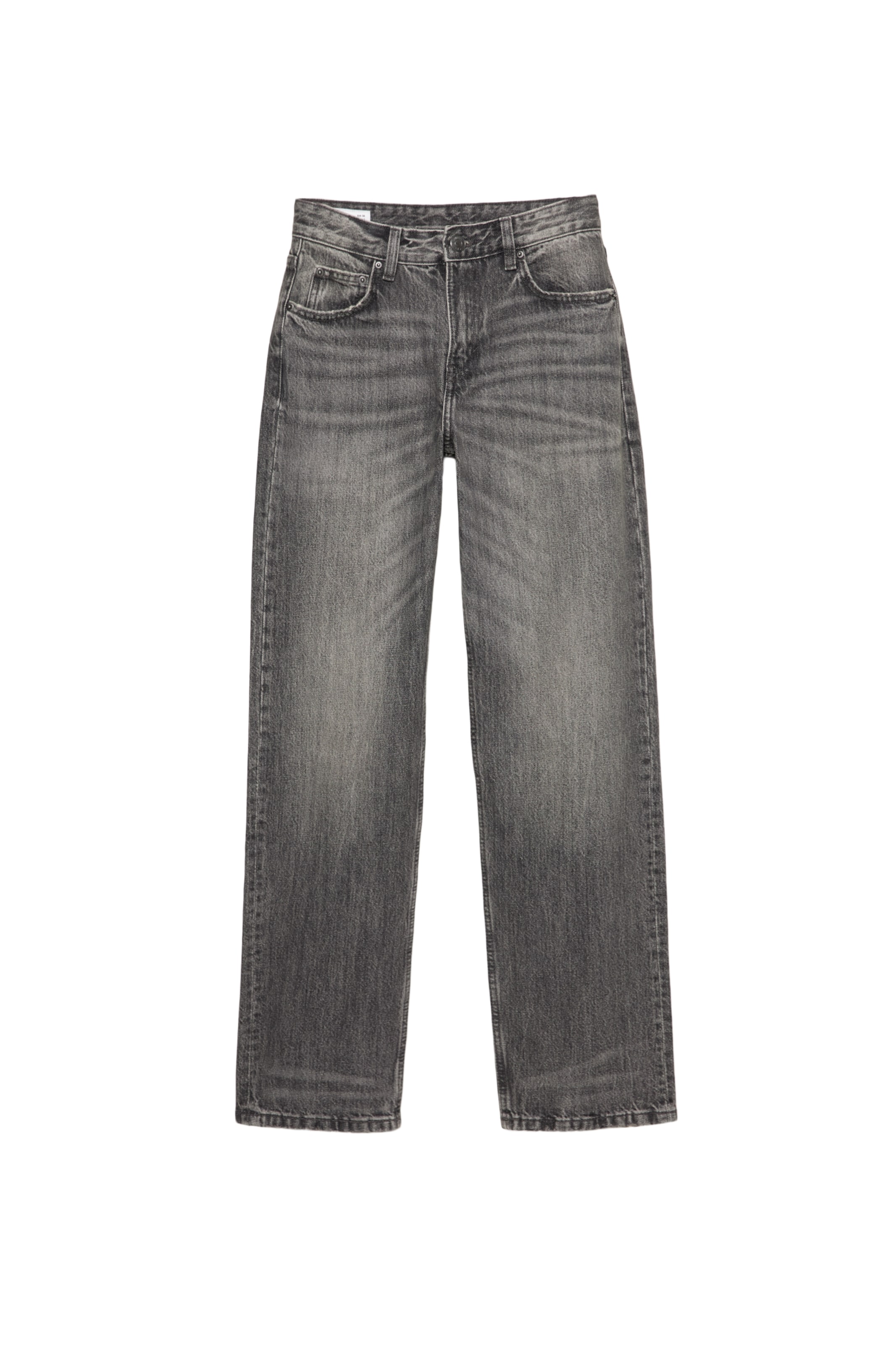 Pull&amp;Bear Regular Jeans in Grijs: voorkant