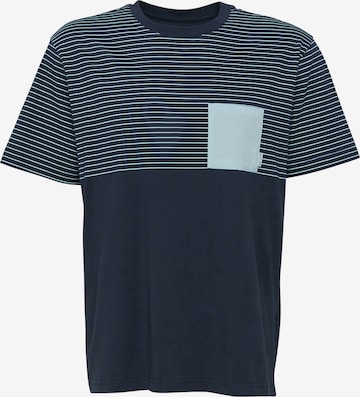 mazine Shirt ' Felton Striped T ' in Blue: front