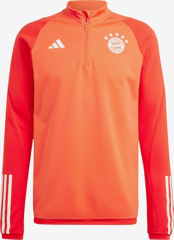 T-Shirt fonctionnel 'FC Bayern München Tiro 23' ADIDAS PERFORMANCE en orange : devant