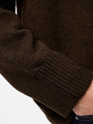 PIECES Pullover 'PCAna' i brun