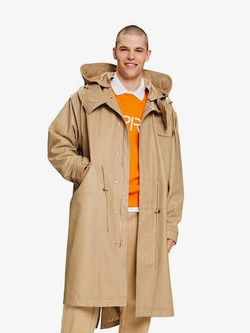 ESPRIT Tussenparka in Beige: voorkant