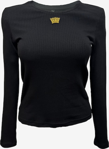 RADADA Top 'Royal Touch' in Black: front