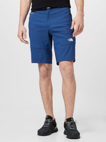 THE NORTH FACE Regular Функционален панталон в синьо: отпред