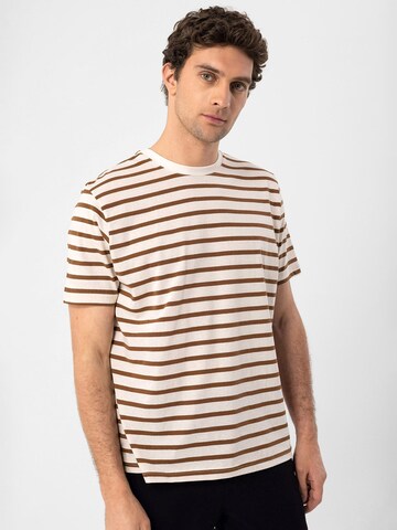 Antioch T-shirt i beige: framsida