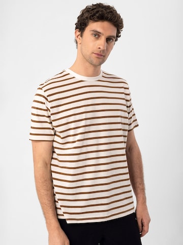 T-Shirt Antioch en beige : devant