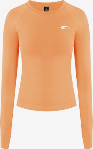 Smilodox Shirt  ' Advanced Breath ' in Orange: predná strana