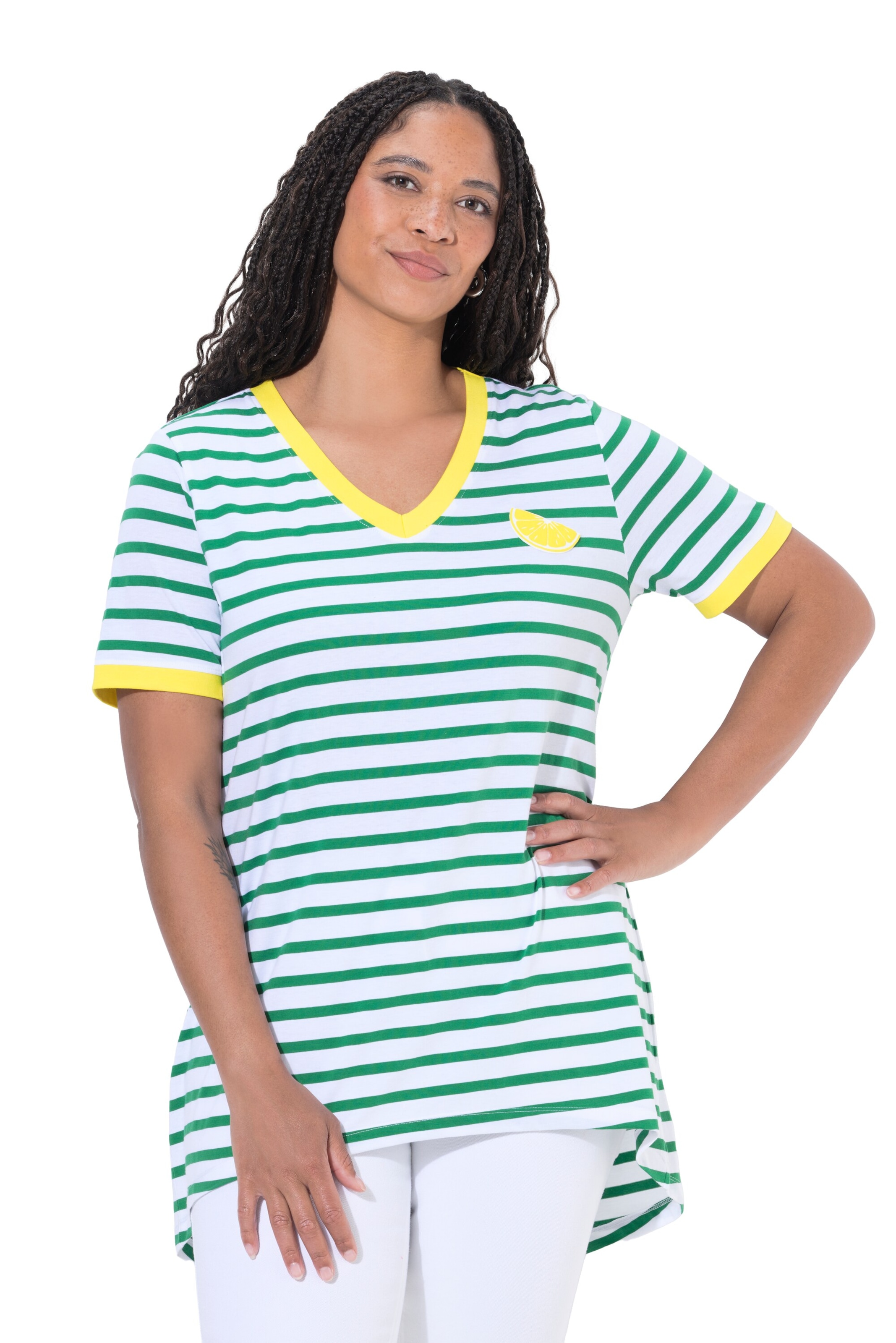 MIAMODA Shirt in Geel: voorkant