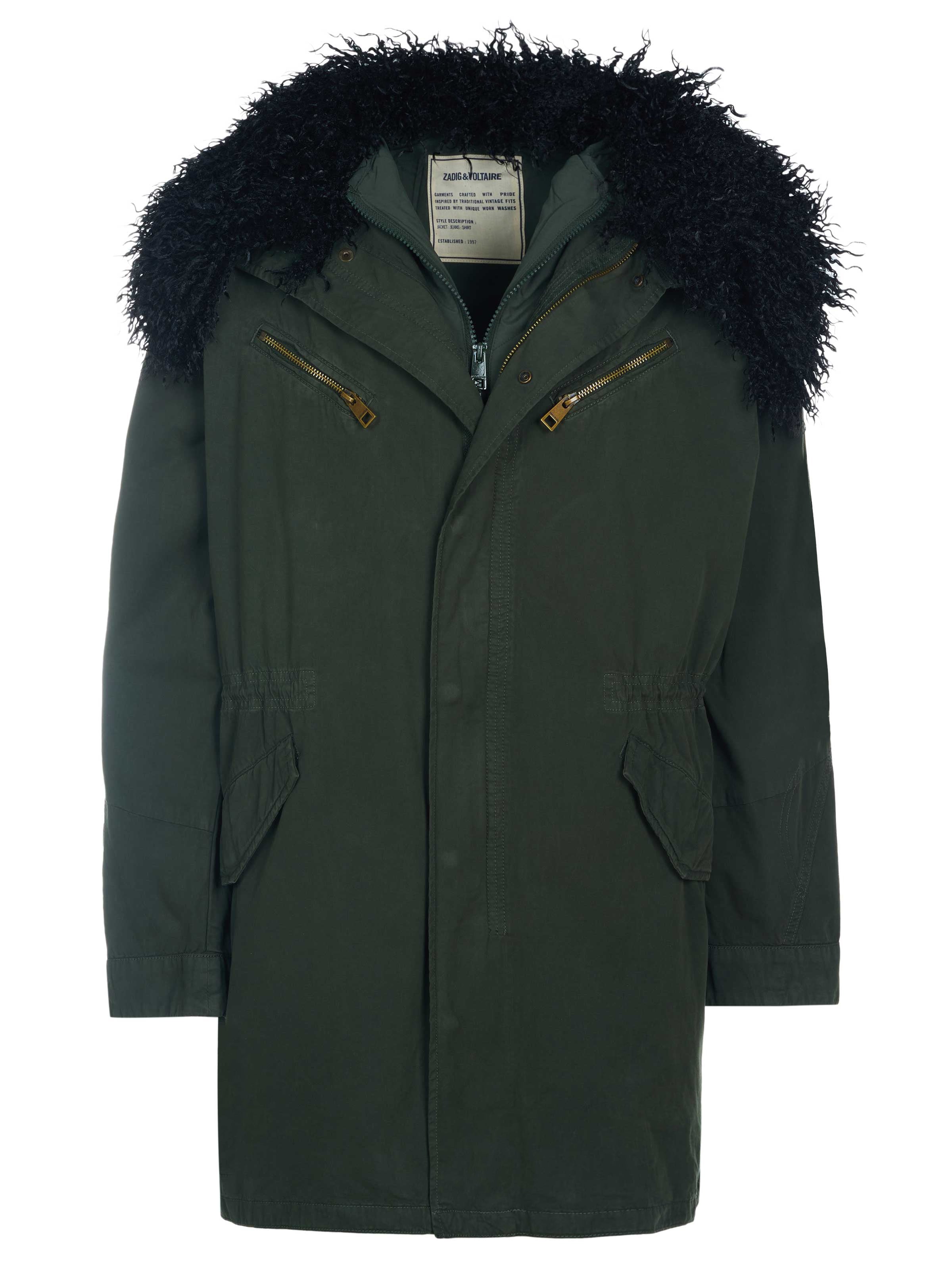Zadig & Voltaire Between-Seasons Parka 'Zadig & Voltaire KIDEA Parka Khaki' in XS in Khaki, Item view