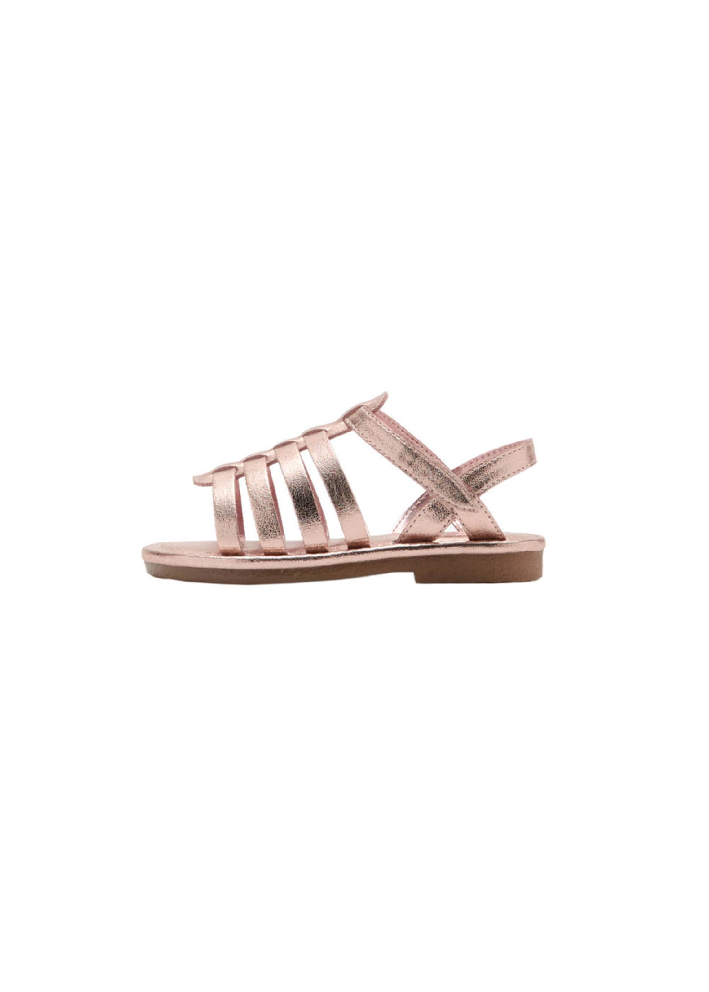 MANGO KIDS Sandals 'Crepeb' in Pink: front
