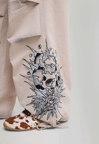 regular Pantaloni funzionali di Ed Hardy in grigio: lato