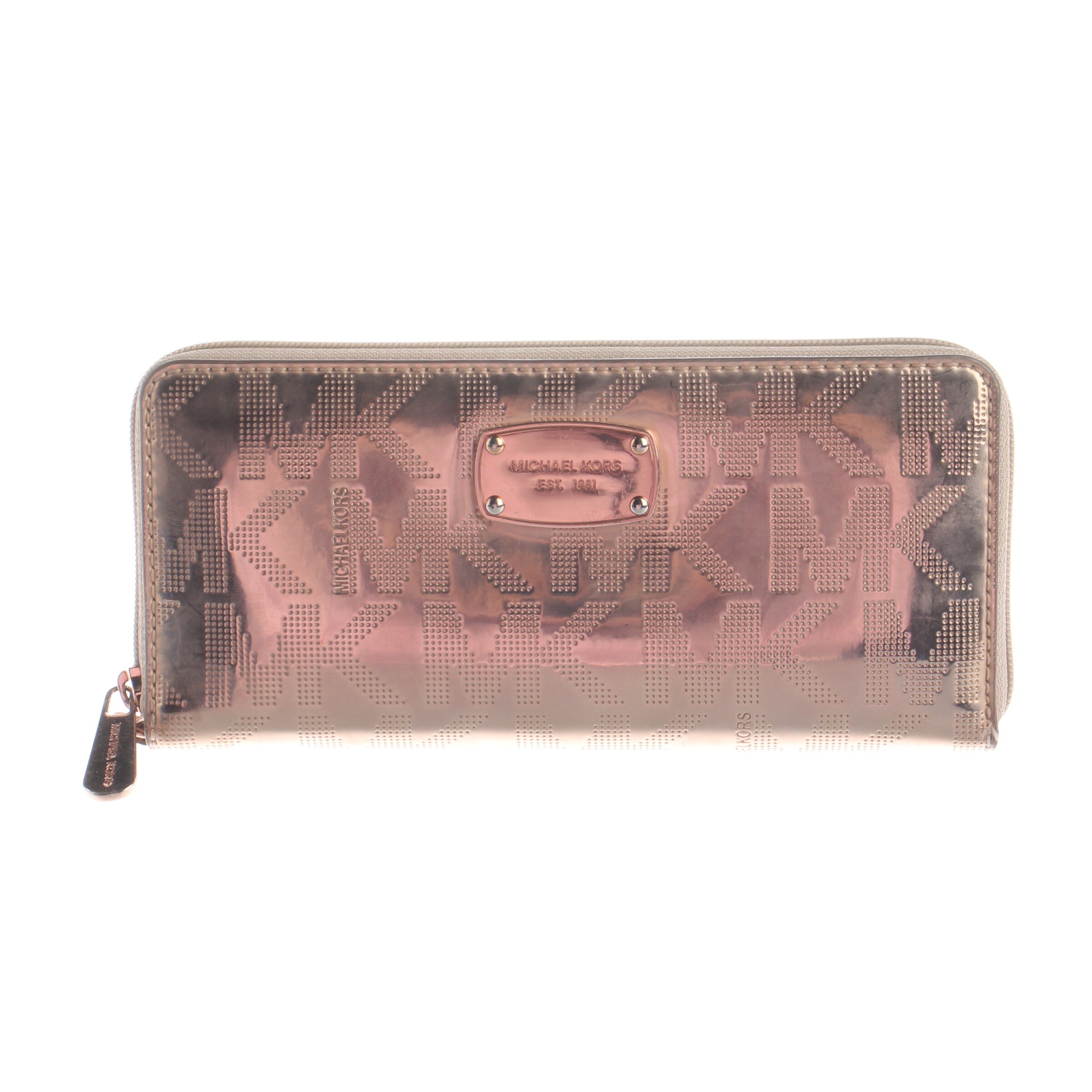 Michael Kors Small Leather Goods in One size in Silver: front