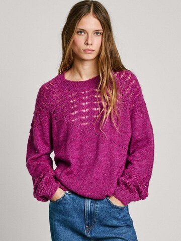 Pepe Jeans Trui 'Naina' in Roze: voorkant