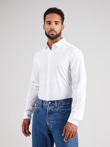 Tiger of Sweden Slim fit Button Up Shirt 'FILBRODIE' in White: front