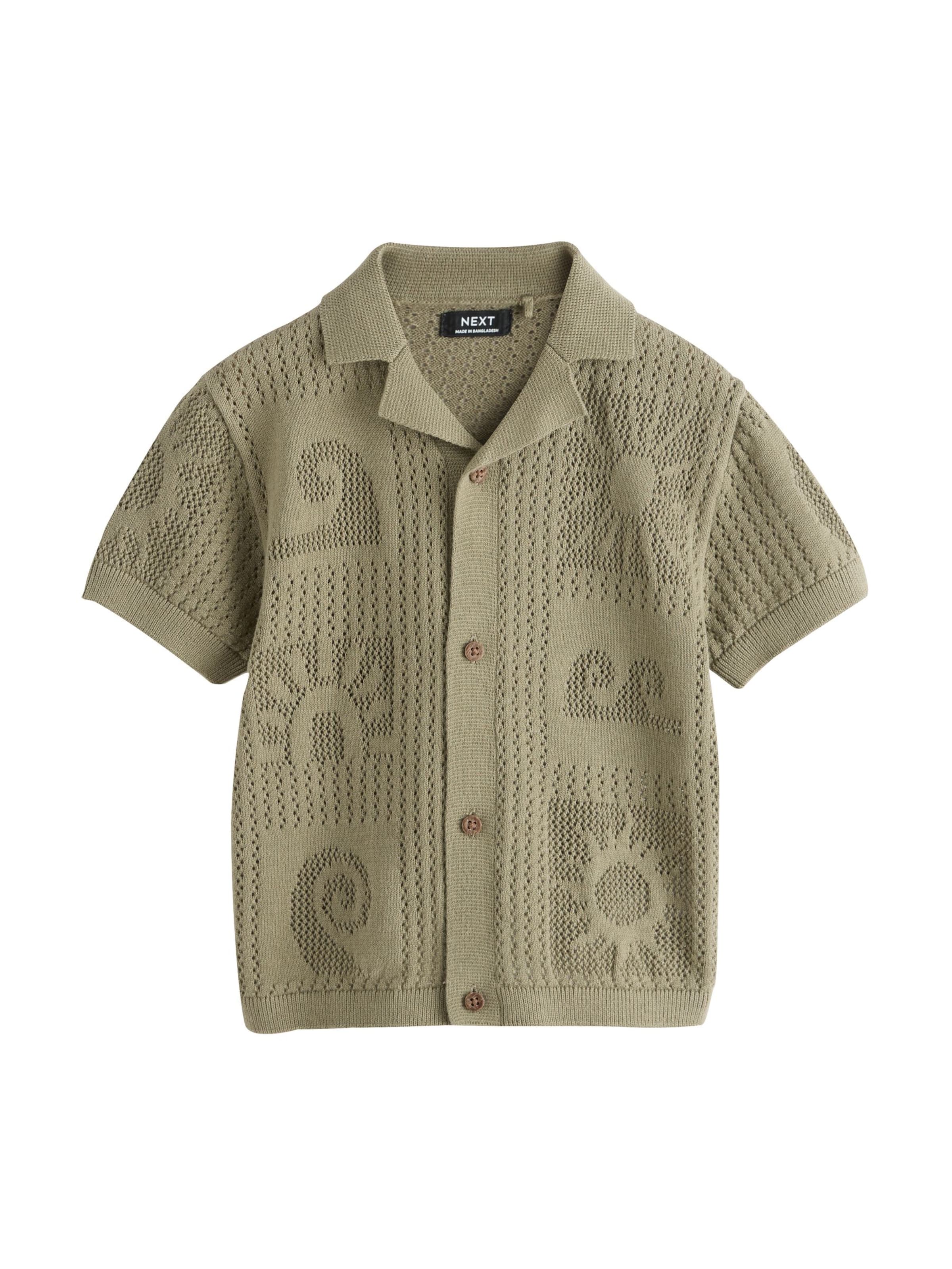 Cardigan Next en vert : devant