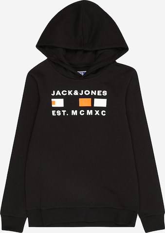 Jack & Jones Junior Mikina 'FREDDIE' - Čierna: predná strana