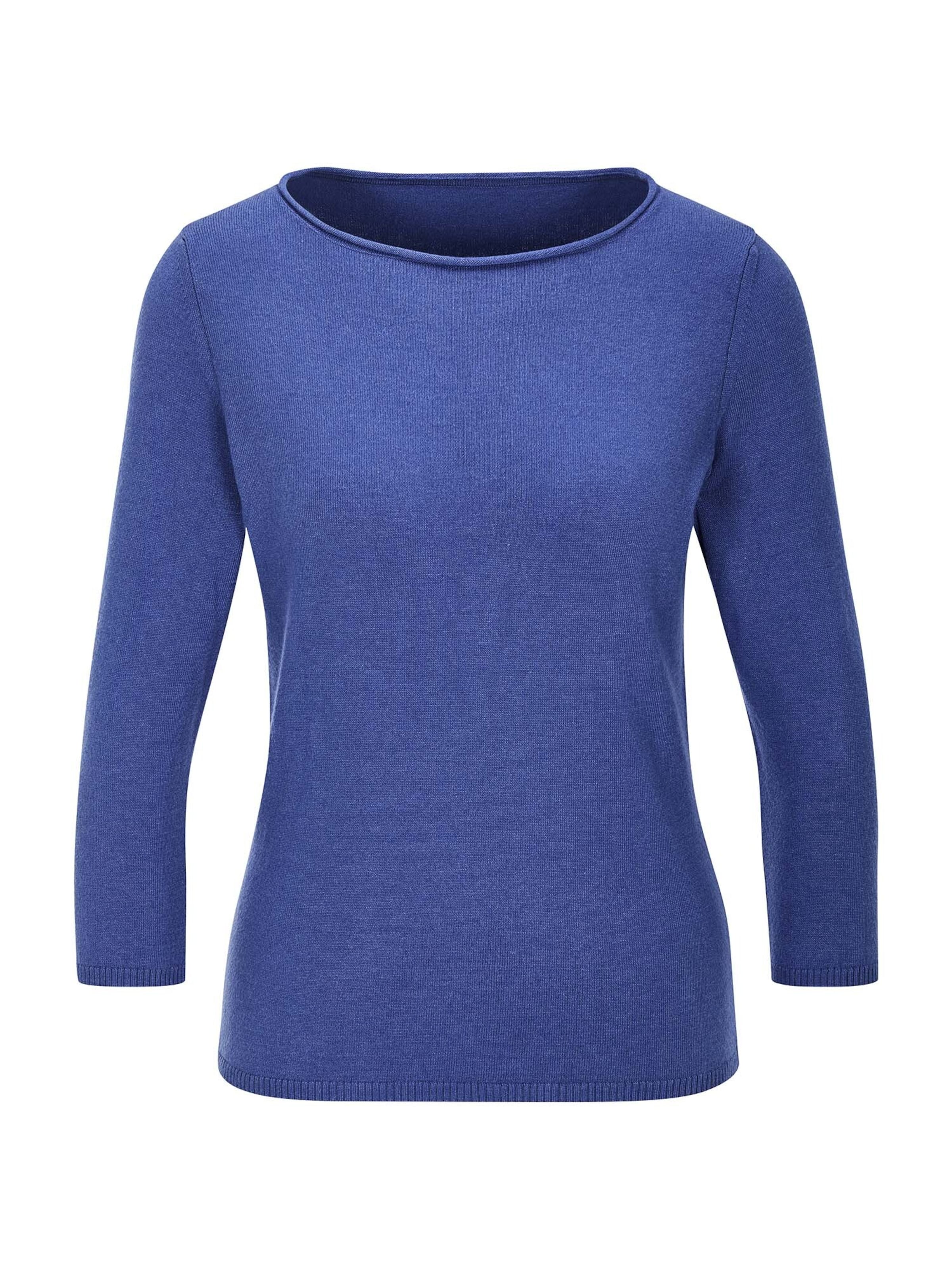 MADELEINE Pullover in Blau: Vorderseite