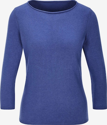 Pull-over MADELEINE en bleu : devant