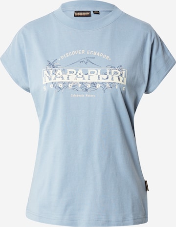 NAPAPIJRI Shirt 'ISABELA' in Blauw: voorkant