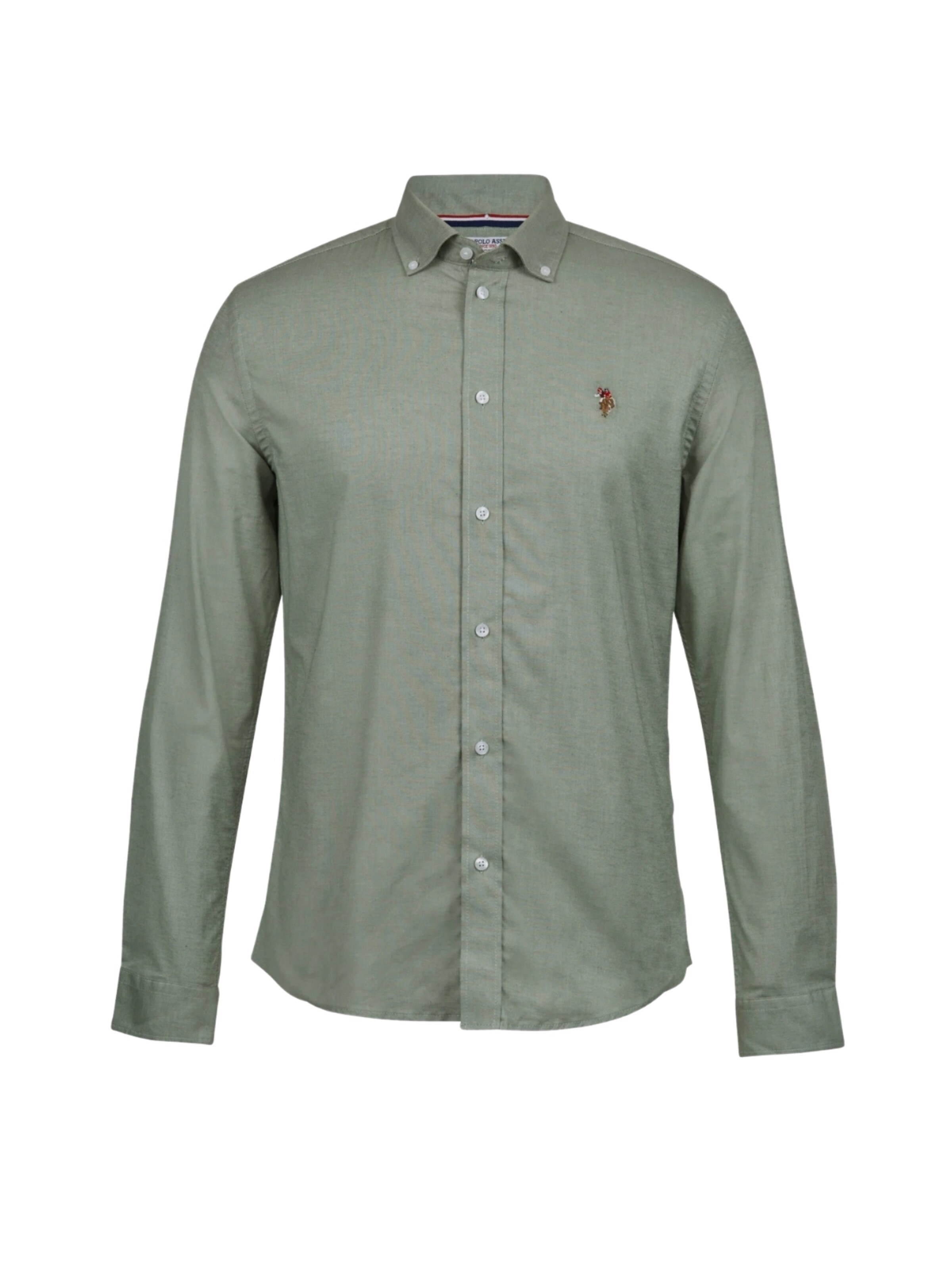 U.S. POLO ASSN. Hemd 'Esmar' in Grün: Vorderseite