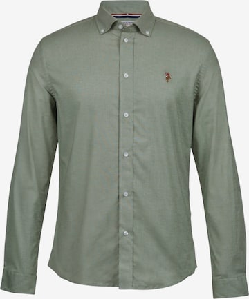 Chemise 'Esmar' U.S. POLO ASSN. en vert : devant