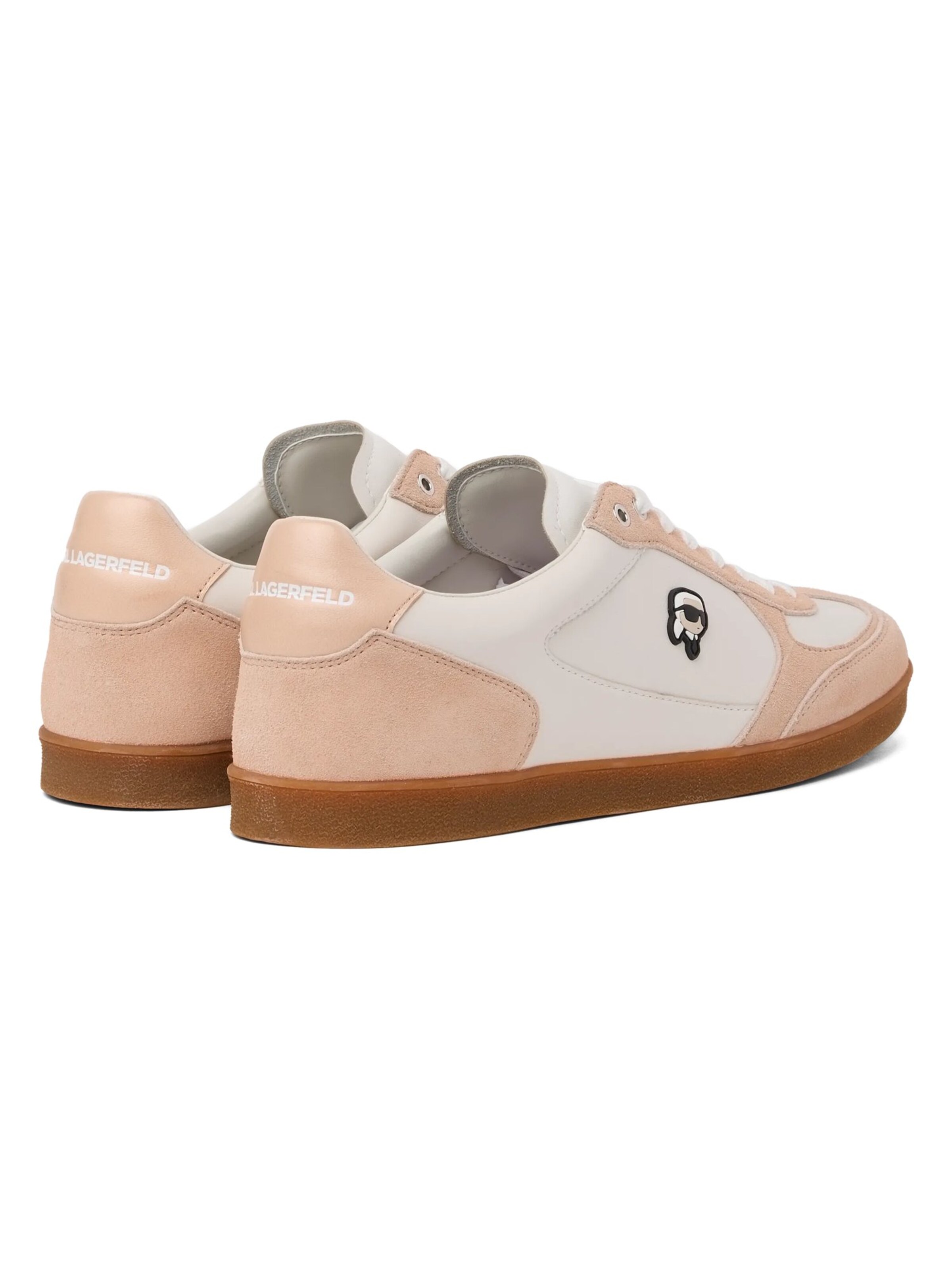 rožinė Karl Lagerfeld Sportbačiai be auliuko ' Ikon NFT Sneakers mit Aufnäher '