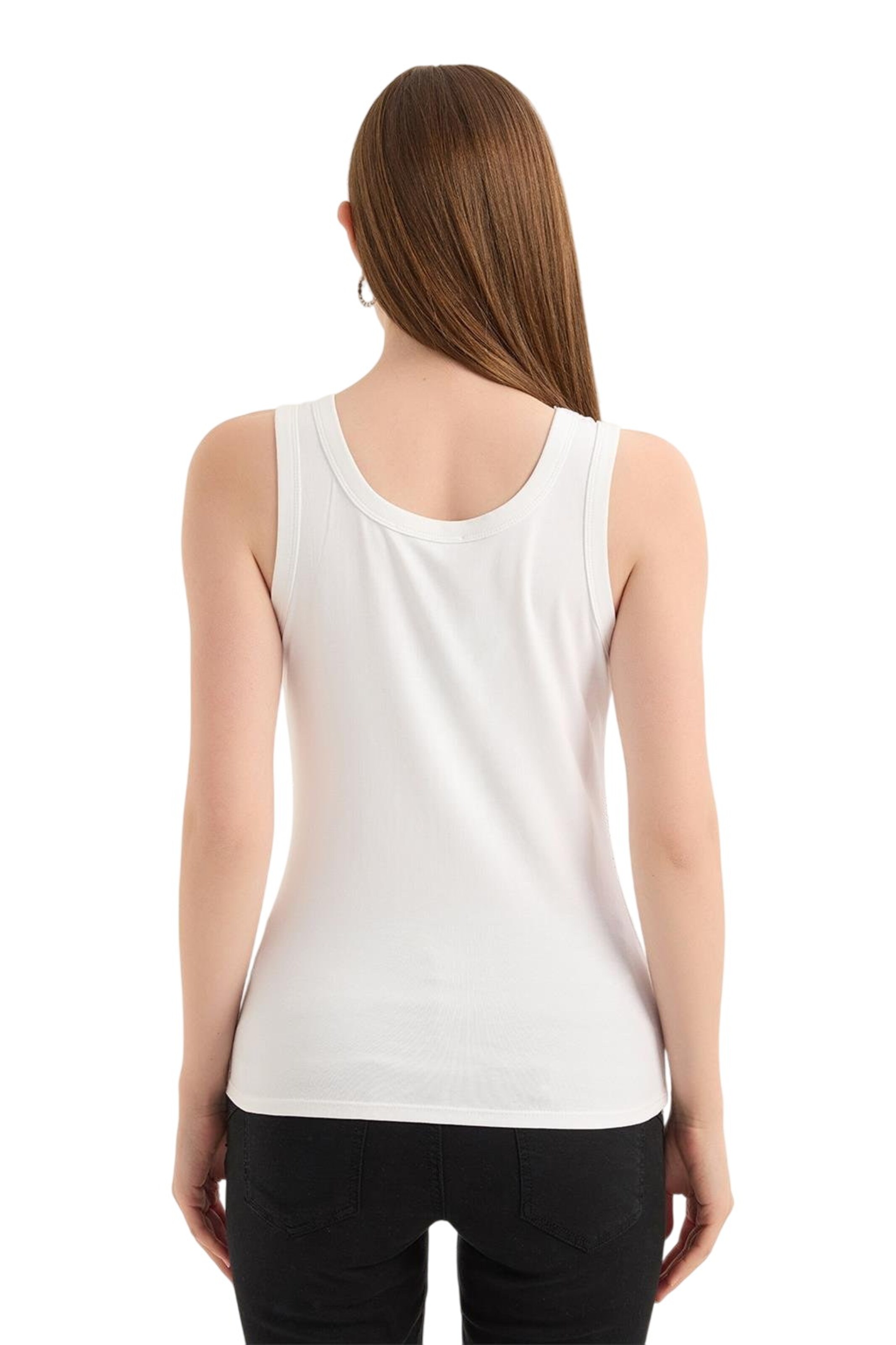 HOME STORE Top in White