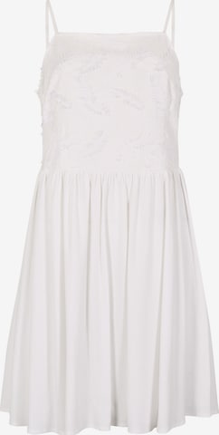 Robe Apricot en blanc : devant