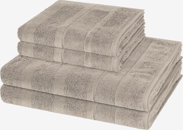 Cawö Towel 'Noblesse' in Grey: front