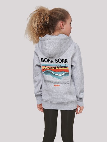 F4NT4STIC Sweatshirt 'Bora Bora Leewards Island' in Grijs: voorkant