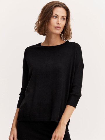 Fransa Pullover ' BLUME ' in Schwarz: predná strana