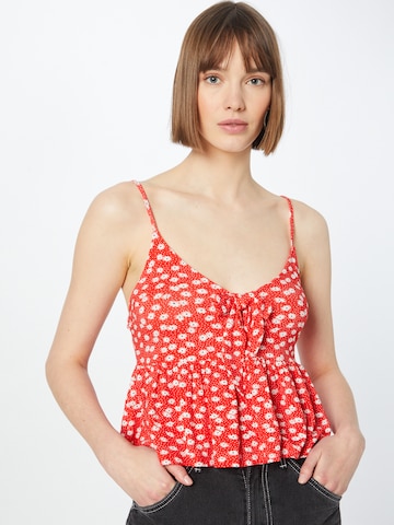 ABOUT YOU Top 'Aurelia' in Rood: voorkant