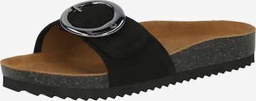 CAPRICE Pantolette in Schwarz: Vorderseite