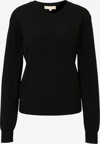 Pull-over Les Lunes en noir : devant