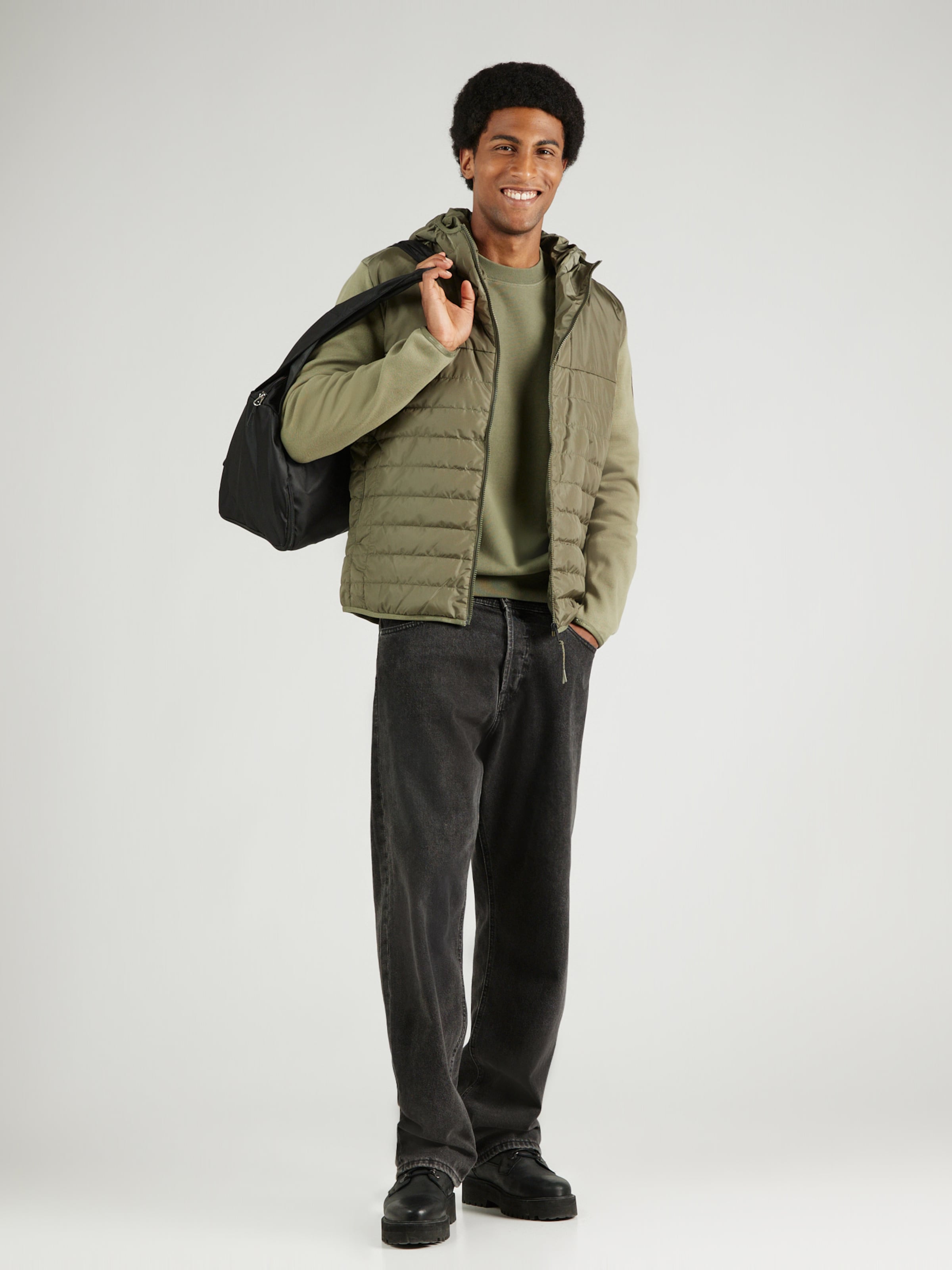 NAPAPIJRI Between-Season Jacket 'D-TOSA FZ' in Olive | ABOUT YOU