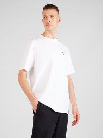 Lyle & Scott T-shirt i vit: framsida