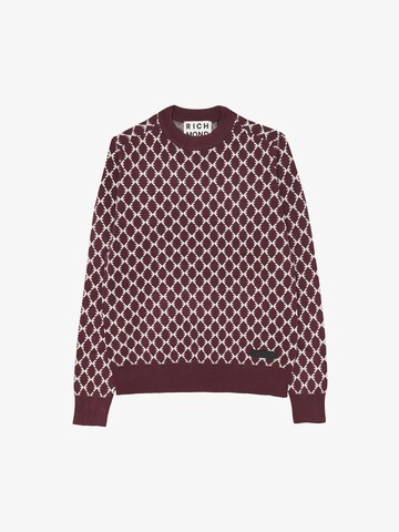 John Richmond Sweater 'John Richmond' in Red: front