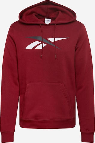 Reebok Sport Athletic Sweatshirt in Red: front