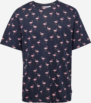 JACK & JONES T-shirt 'SUN SHADE' i blå: framsida