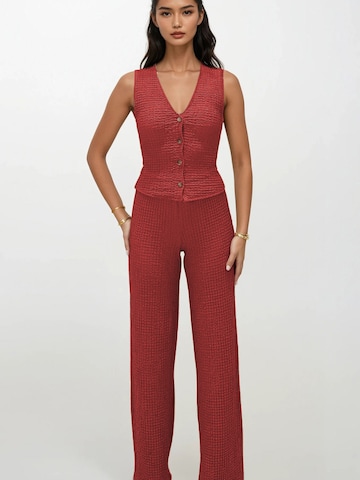 Trend Alaçatı Stili Nadrágkosztüm - piros