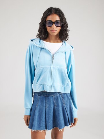 Juicy CoutureGornji dio trenirke - plava boja: prednji dio