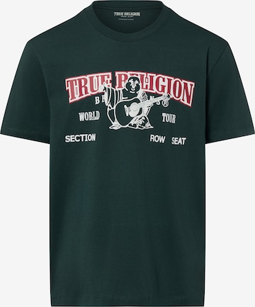 T-Shirt True Religion en vert : devant