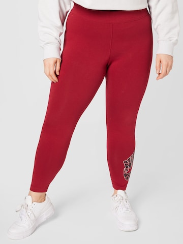Nike Sportswear Leggings in Red: front
