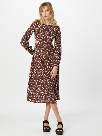 Daisy Street - Vestido 'ADELE' em castanho: frente