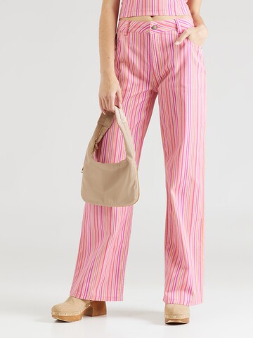 Harper & Yve Bootcut Jeans in Roze: voorkant