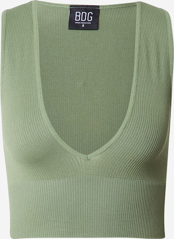 BDG Urban Outfitters Top 'JOSIE' in Groen: voorkant