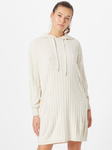 ONLY Knitted dress 'CAREY' in Beige: front