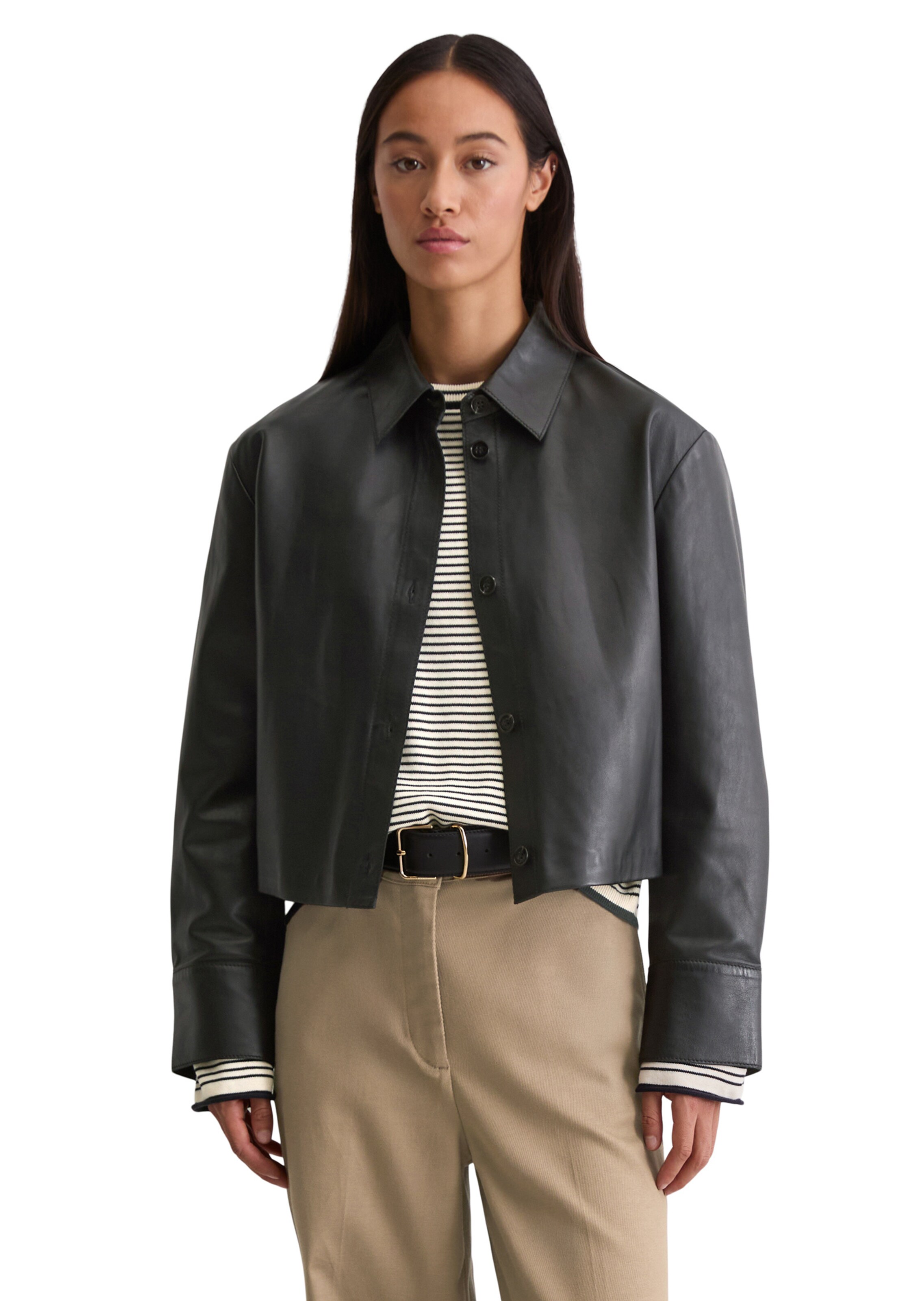 Marc O'Polo Blouse in Black: front